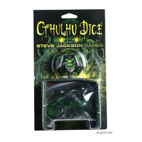 Cthulhu Dice Game - Black / Green