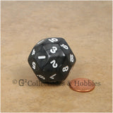 D30 Pearlized Black with White Numbers