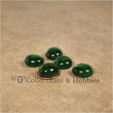 Glass Gaming Stones - 20pc Green