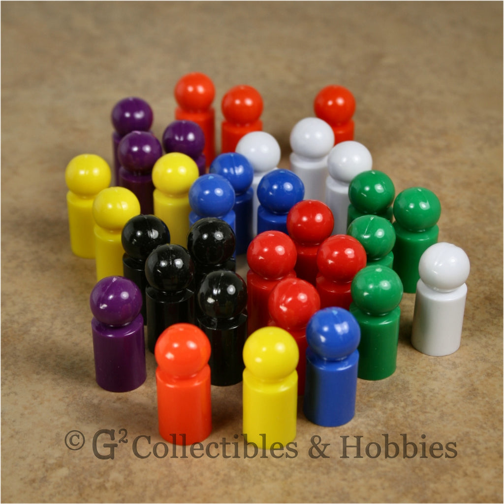 Game Pawns: Ball Set of 32 in eight colors