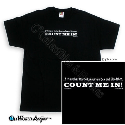 3XL Gaming Count Me In T-Shirt