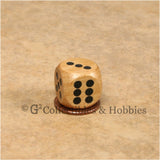 D6 16mm Wood (Light Stained) 12pc Dice & Bag Set