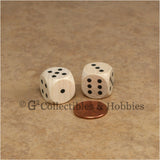 D6 16mm Wood (Clear Stained) 6pc Dice Set
